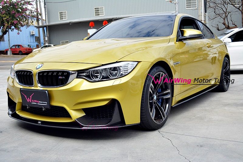 /BMW F82 M4 Performance Carbon side skirt splitter 01